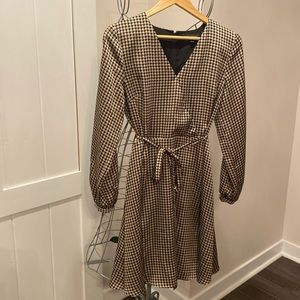 Like new elephant prints silky dress